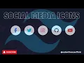 Social media buttons hover effect using HTML TAILWIND CSS JS