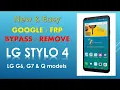 LG stylo 4 4 plus Frp Bypass Google Account Method 2023 without PC