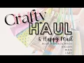 Crafty Haul Happy Mail Becky - Whimsical Witch Blick Joggles and Unity
