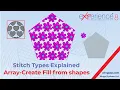 How to Use the Array Tool to Fill Objects in Embroidery Software