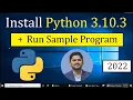 How to install Python 3 10 3 on Windows 10