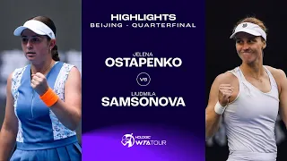 Download Jelena Ostapenko vs. Liudmila Samsonova | 2023 Beijing Quarterfinal | WTA Match Highlights MP3