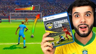 TESTEI O NOVO JOGO DE FUTEBOL COM MODO CARREIRA ONLINE! 🤩 Strikers Club