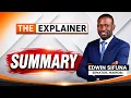 Edwin Sifuna Unfiltered The Explainer by Yvonne Okwara FULL SUMMARY