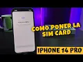 IPHONE 14 PRO How to Install the SIM Card