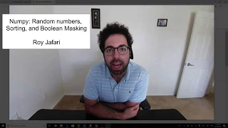 NumPy - Randomization Sorting and Boolean Masking