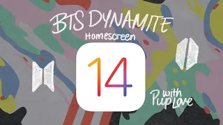 Download iOS 14 Homescreen ♡ BTS Dynamite Theme! MP3