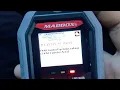 Maddox MR5 Scanner Run-through 45 Harbor Freight Scanner