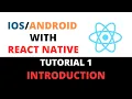 React Native Introduction Tutorial 1 Building Cross-Platform Apps with Ease