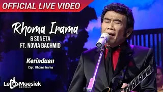 rhoma irama u0026 soneta kerinduan ft novia bachmid official live video 