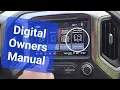 Using the digital owners manual via the radio 2021 Silverado 1500 Oil specs