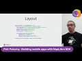 FOSS4G - Building mobile apps with MapLibre SDK