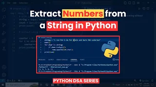 Extract Numbers from Any String in Python in Seconds