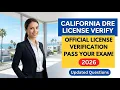 California Real Estate License Verification 2026 DRE Search and Status Guide
