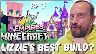 LIZZIE'S BEST BUILD? LDShadowLady My First Building! - Empires SMP S2 1.19 | Ep. 3 (REACTION!)