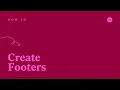 How to Create a Footer Template With Elementor Theme Builder PRO