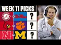 College Football Week 11 EXPERT PICKS for afternoon ranked games I CBS Sports