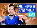 How to get rid of a sore throat fast home remedies cure