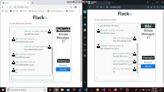 Project 2 Flack side-by-side CS50 s - Web Programming with Python and JavaScript