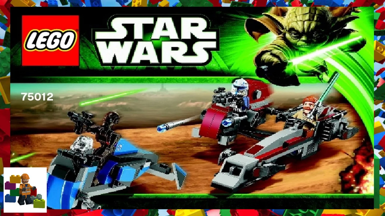 INSANELY EXPENSIVE!! 2013 LEGO Star Wars (The Clone Wars) BARC Speeder with Sidecar 75012 Review!