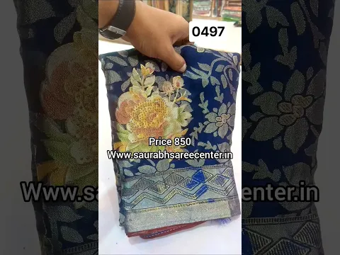 🔥New Design Saree Shorts 💖Saurabh Sarees New Designs💃₹ 850 ✅ 27/10/2026 #paithani #saree #shorts