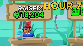 I Played Roblox PLS DONATE For 24 Hours