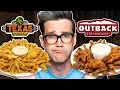 Texas Roadhouse vs Outback Steakhouse Taste Test FOOD FEUDS