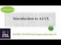 Introduction to AJAX MALAYALAM