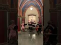 Cello Violin Flute - Trio performance at Teachers College Library Columbia University