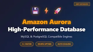 Amazon Aurora Explained AWS High-Performance MySQL PostgreSQL Database Tutorial