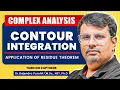 Complex Analysis - Contour Integration Application of Residue Theorem
