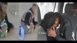 لحظة اعتقال مصور فيديو بنجرير 