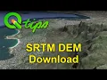How to Download DEM Data SRTM 30m for QGIS