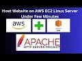 Deploy Website on AWS EC2 Linux server using apache httpd webserver How to install apache httpd