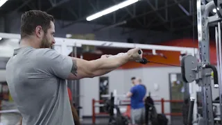 High Cable Biceps Curl