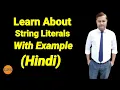Explaining New Type of Literal in Java Programming of Chapter-3 for class 10th