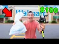 I Bought WALMART s Most Expensive FISHING Rod REEL 100