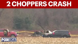 LIVE: 2 helicopters crash in NJ