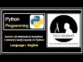 center ljust rjust method in Python methods in python function in python Python course