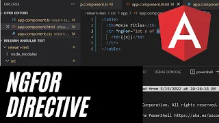 How to Use the NgFor Directive in Angular - Relearning Angular Part 5