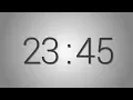 23 Minutes 45 seconds countdown Timer - Beep at the end Simple Timer twenty-three min forty-five