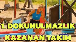 Who won the first Immunity Challenge in Survivor
