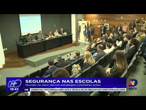 Segurança nas escolas: reunião na Alesc discute estratégias e primeiras ações