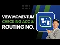 View Your Fifth Third Momentum Checking Account Number and Routing Number