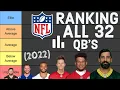 Ranking EVERY Starting NFL Quarterback 2022 TIER LIST
