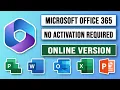 How to Use Microsoft Office 365 For Free Online Version