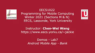 EECS1022 W21 - Demos