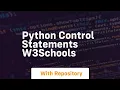 python control statements w3schools