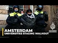 Download Lagu Amsterdam University walkout: Staff protest after police crackdown