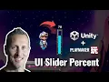 Unity Playmaker Update Slider Value as UI Text Percentage